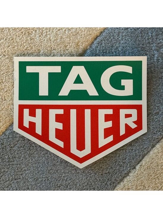 Tag Heuer Other - Tag Heuer Green and Red Logo Large Vintage Sticker
